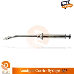 Dental Amalgam Filling Carrier Syringe 30° Restorative Instruments - Picture 1 of 2