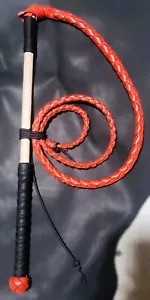 4ft Red Heifer Stock Whips - Picture 1 of 2