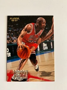 FLEER 96-97 CARD MICHAEL JORDAN BULLS - Picture 1 of 6