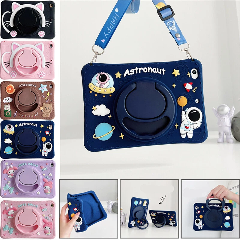 Shockproof Rotate Stand Strap Case Cover For Samsung Galaxy Tab A A7 S6 Lite A8 - Image 1 of 4