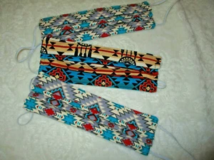 FACE MASKS~Adult Size~Southwest Patterns~3 qty. Handmade~NEW - Picture 1 of 7