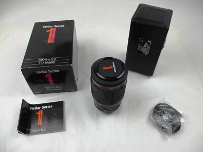 Vivitar Series 1 105mm f/2.5 1:1x Macro Telephoto Lens for Canon FD - Image 1 of 4
