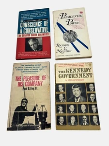 1960s Vintage Political Paperback Book Quantity 4 JFK, Goldwater, US Presidents - Picture 1 of 6