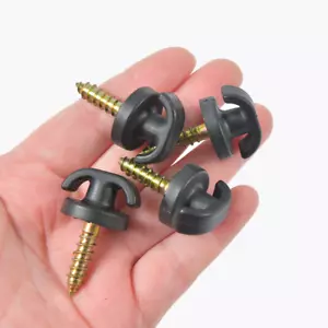 4Pcs Car Rear Trunk Envelope Cargo Net Tie Down Hook Ring Loop Hanging Universal - Foto 1 di 15