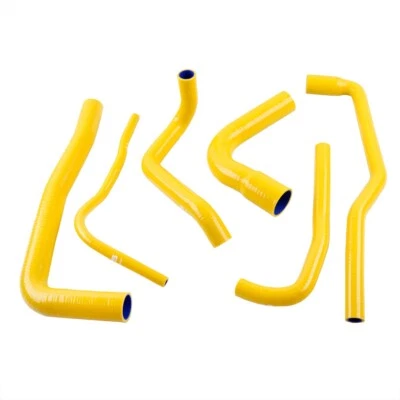 Amarillo para 91-98 Saab 9000 B204 B234 2.0 2.3 Aero Silicona Radiador y Manguera Calefactor Foto 1 de 4