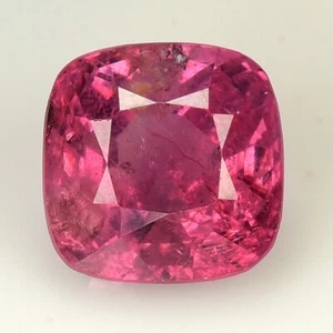 3.32 Ct & 8.00x8.00x6.07 mm_ GIT CERTIFIED NATURAL PINK SPINEL LOOSE GEMSTONE'S - Picture 1 of 10