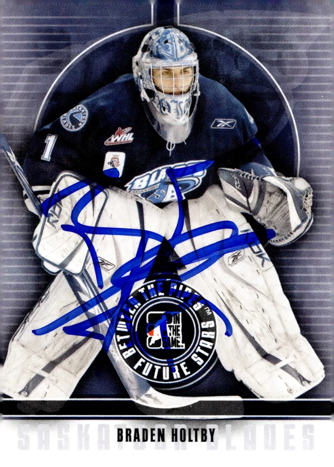 Braden Holtby - Signed 2008-09 ITG Between The Pipes Future Stars Card #6 - Image 1 of 2