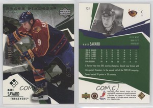 2003-04 Upper Deck Black Diamond Green /100 Marc Savard #121