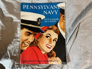 Navy vs UPenn College Football Program 1948 Chuck Bednarik Franklin Field - Picture 1 of 5