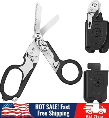 X.I. PRODUCTS Emergency Trauma Shears Medic Emt Heavy Duty Multi Purpose Shears Heavy Duty
