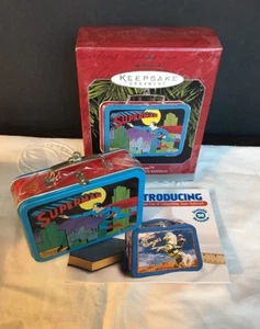 Hallmark Ornament 1998 Superman Schools Days Lunch Box DC Comics - Picture 1 of 4