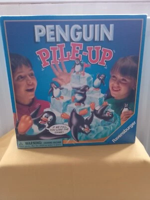 Penguin Pile-Up Game by Ravensburger 1996 Vintage Complete+1 Extra Penguin  - Image 1 of 4