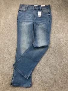 Nine West Sculpting Denim Jeans Women's 16 Boot Cut High Rise Light Wash NWT - Picture 1 of 15