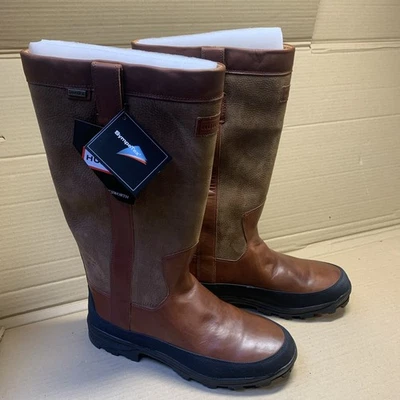 Hunter Balmoral Hawksworth Botas de Cuero Marrón Talla UK 14 EU 49 EE. UU. 15 Marrón. - Imagen 1 de 4