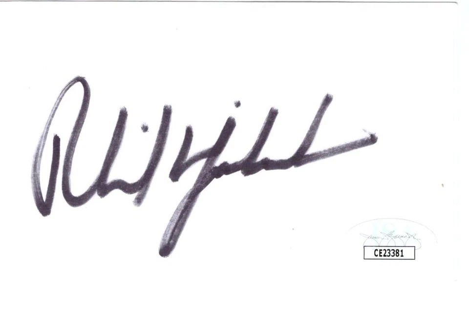 PHIL MICKELSON Signed 3x5 Index Card JSA CE23381 - Image 1 of 1