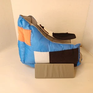 One Sage Prevalon Stivaletto Tacco Protezione Galleggiante III Blu con Zeppa 7355 - Foto 1 di 7