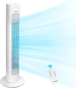 AIGOSTAR VENTILATORE A TORRE SILENZIOSO POTENTE 3 VELOCITA 82 CM 50 WATT TIMER - Foto 1 di 10