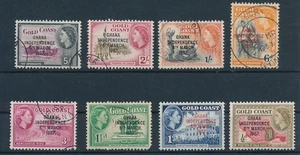 GHANA (1957) "INDEPENDENCE" AUFDRUCKE 5. MÄRZ 1959 AN GOLDKÜSTE; POSTFRISCH & GEBRAUCHT - Bild 1 von 2