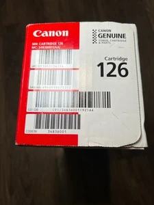 Canon 126 Black Toner Cartridge Genuine 3483B001 . Open Box. Sealed Bag - Picture 1 of 6