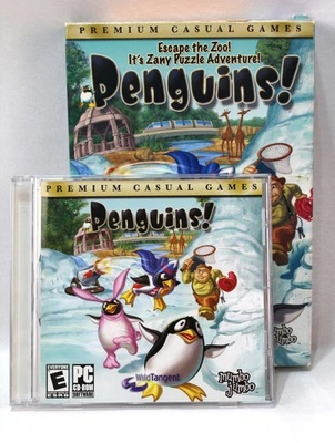 CD:  Penguins! PC CD-ROM Mumbo Jumbo Games 2006 - Image 1 of 4