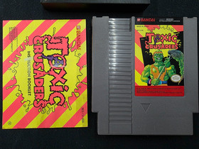 Toxic Crusaders (NES, 1992) Tested & Working - Game W/ Manual