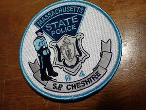 POLICÍA ESTATAL DE MASSACHUSETTS B 4 SP CUARTEL DE CHESHIRE POLICÍA ESTATAL DE MASSACHUSETTS - Imagen 1 de 2