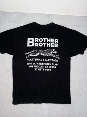 Camisa Negra Brother Brother LA Logo Selección Natural Para Hombre Talla Pequeña AGOTADA Foto 1 de 4