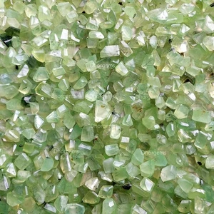 Venta al por mayor de 1500 quilates de prenita verde natural facetada suministro de piedras preciosas sueltas - Imagen 1 de 7