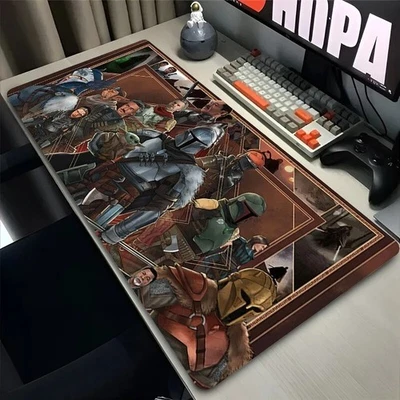 Mandalorian Star Wars Computer Mat Mouse Pad Keyboard 60x30cm - Image 1 of 4