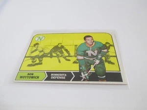 Tarjeta de hockey vintage Topps 1968-69 Bob Woytowich Minnesota North Stars NHL - Imagen 1 de 2
