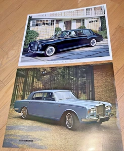 2 Vintage Large ROLLS-ROYCE Brochures BENTLEY T SALOON / PHANTOM V - Picture 1 of 9