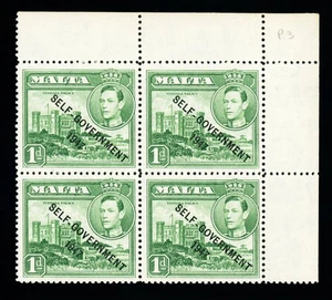 [MALTA] 1948-53 1d SG 236 / marca en el cielo debajo de 'M' en la parte inferior única (MNH) - Imagen 1 de 2