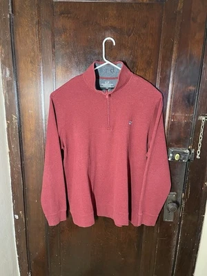 Sudadera Pullover Vineyard Vines Red Performance Cuarto Cremallera XXL 2XB Foto 1 de 4