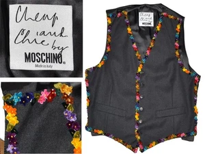 Chaleco Hombre MOSCHINO Talla M o 48 Talla Europea MO01 T1P - Imagen 1 de 10