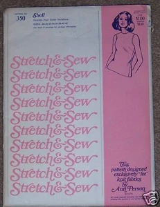VINTAGE STRETCH & SEW Ladies sleeveless top shell patte - Picture 1 of 1