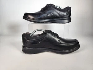 Zapatos con cordones de cuero negro Clarks 'Cotrell Edge' para hombre Reino Unido 9,5 H - Imagen 1 de 13