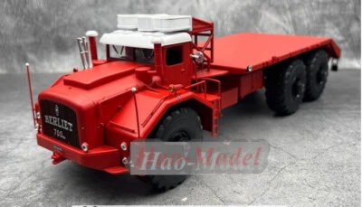 Norev 1:43 Berliet T100 n°1 1960 Alloy Diecast Model Car Ornaments Gift Toy Red - Image 1 of 4