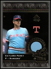 2007 SP Legendary Cuts A Stitch in Time Memorabilia #GP Gaylord Perry - NM-MT