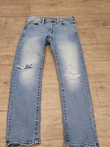 Old Navy Boy's Size: 10 Blue Jeans Karate Slim Pants - Picture 1 of 5