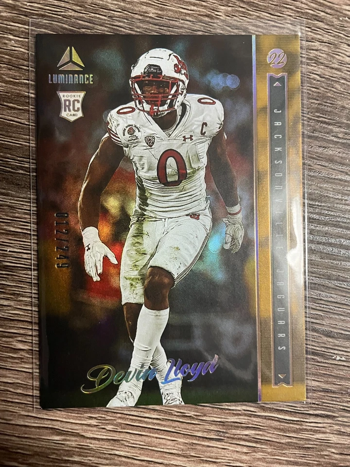 DEVIN LLOYD 2022 Panini Luminance Vertical Rookies GOLD #012/249 - Image 1 of 1