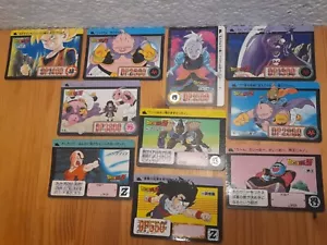 Set Of 10 Cards Vintage Hondan Dragon Ball Z Carddass Hondan Bandai 1990's -12 - Picture 1 of 1
