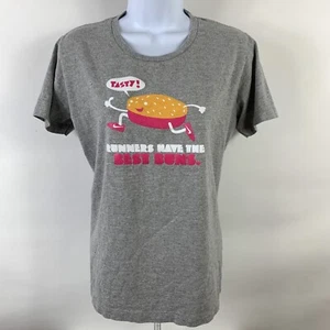 Nike Running T Shirt Youth XL (16-18) Slim Fit Gray Short Sleeve Crew Neck - Picture 1 of 10