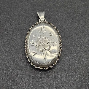 Vintage Sterling Silver 925 Locket/Photo Holder UK/1995 - Picture 1 of 8