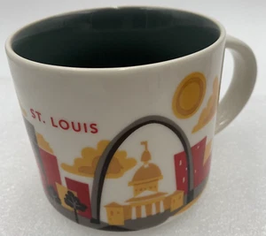 Starbucks  St. Louis Coffee Mug 2015 You Are Here Collection Arch Riverboat - Picture 1 of 7