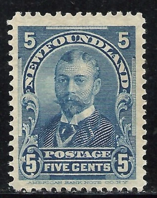 TERRANOVA SCOTT 85 MNG EN MUY BUEN ESTADO - 1899 5c AZUL DUQUE DE YORK EDICIÓN GATO $42,50 Foto 1 de 2