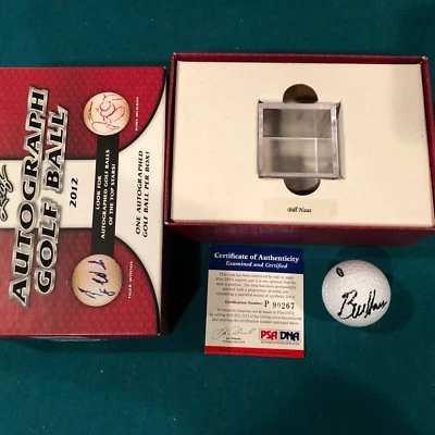 2012 Leaf Autograph Golf Ball PSA/DNA PGA Bill Haas Signed - Image 1 of 3