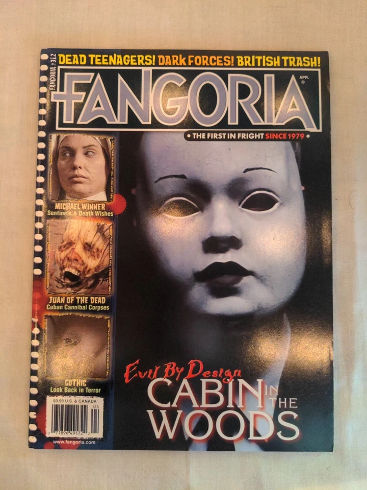 Fangoria Magazine #312 Cabin in the Woods Juan of the Dead Gothic 2012 - Image 1 of 3
