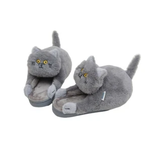 Pantuflas de felpa suave cálida para mujeres hombres suministros para el hogar decoración - Imagen 1 de 13