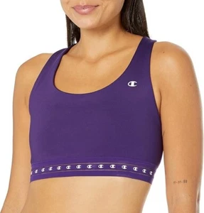 Champion Absolute Eco Sports Bra Size M Racerback Purple Non-Padded Bralette - Picture 1 of 11