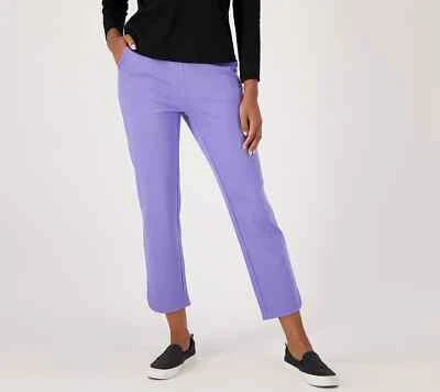 Isaac Mizrahi Live! Pantalones rectos de punto elástico regular 24/7 A572779 Foto 1 de 4